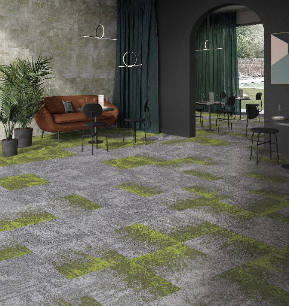 Enchanted - Protile - Green 9 - Project Floors - Carpet tile - Enchanted - Project Floors New Zealand Flooring Design specialists